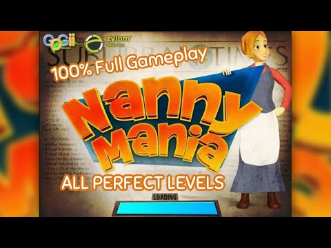 👶 Nanny Mania (PC, 2007) 100% Full Gameplay & Longplay Walkthrough | ALL PERFECT LEVELS ✨