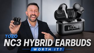 TOZO NC3 Hybrid Active Noise Cancelling Wireless Earbuds