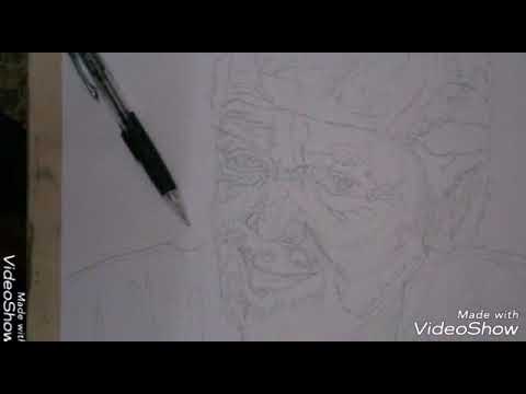 Jack Nicholson Pencil Portrait Art Drawing Video
