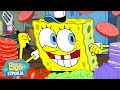 Bob Esponja SpongeBob Mandando MUITO Bem Na Cozinha Compilação De 60 Minutos Português