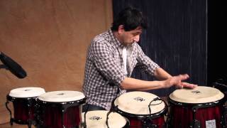 Video thumbnail for Ray Yslas on Toca Percussion Custom Deluxe Congas and Bongos by tocapercussion