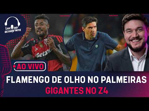 AO VIVO: FLAMENGO VENCE E PALMEIRAS TROPEÇA; SANTOS E VASCO NO Z4; TIMÃO VENCE EM BRAGANÇA E +