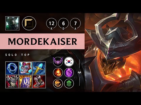 Mordekaiser Top vs Yasuo: Legendary - KR Master Patch 14.23