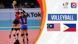 FULL HD | MALAYSIA - PHILIPPINES | Bóng chuyền nữ/Volleyball - SEA Games 31