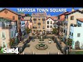 TARTOSA TOWN SQUARE Sims 4 Speed Build NoCC