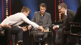 Bill Gates gets interviewed and plays chess against Magnus Carlsen | SVT/NRK/Skavlan