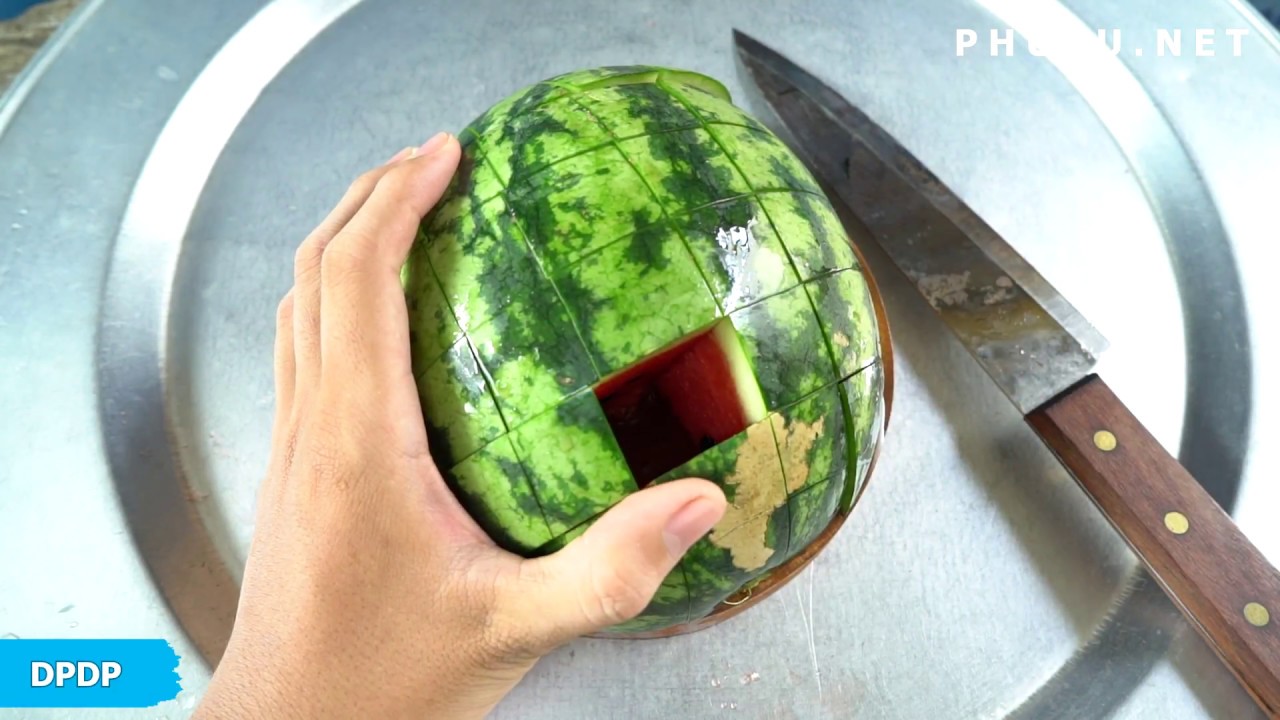 3 Façons de couper la pastèque