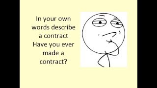 Intro to contract law
