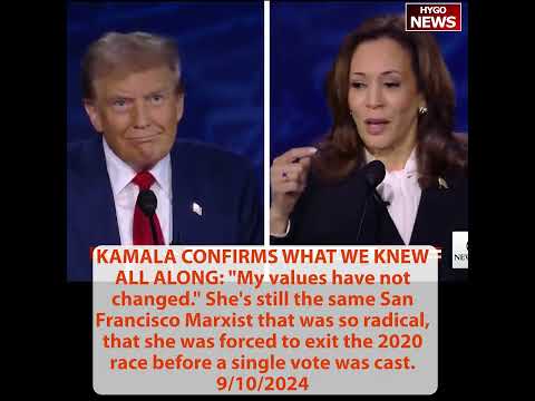 TRUMP: I took a bullet because they say I'm a threat to democracy; KAMALA: My values not changed