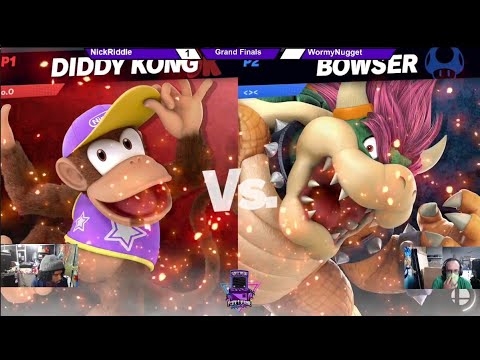 South Florida Arcadian GRAND FINALS - NickRiddle (Bowser,ZSS) Vs. WormyNugget (Diddy Kong) SSBU ULT