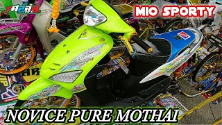 Download lagu MODIFIKASI YAMAHA MIO NOVICE PURE MOTHAI II MOTOR KONTES thailook style mp3