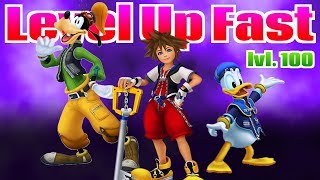 How to level up fast in Kingdom Hearts