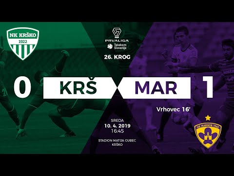 26.krog: Krško - Maribor 0:1 ; Prva liga Telekom Slovenije 2018/2019