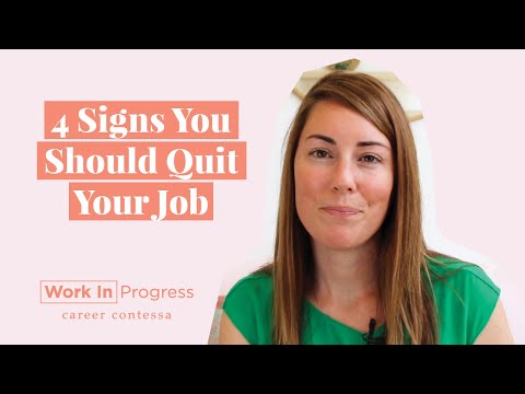 4 Warning Signs You Should Quit Your Job (How to Know When to Leave Your Job + Quit Your Job)