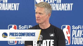 Steve Kerr Recaps Warriors Play-In Loss to Kings | April 16, 2024