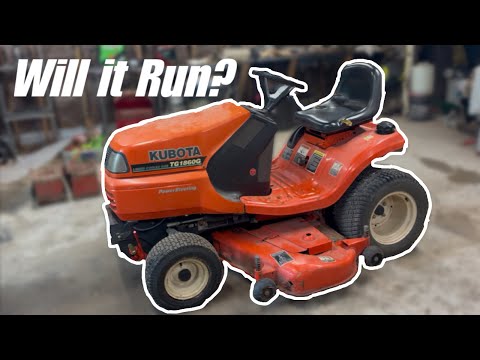 Reviving a Kubota TG1860G after 3 YEARS!