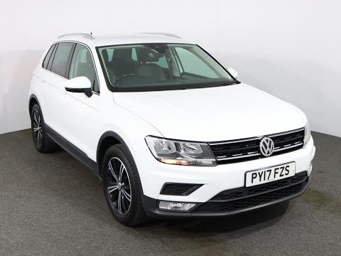 VOLKSWAGEN TIGUAN 1.4 TSi BMT 150 SE Nav Finished in White Paint. Reg PY17FZS