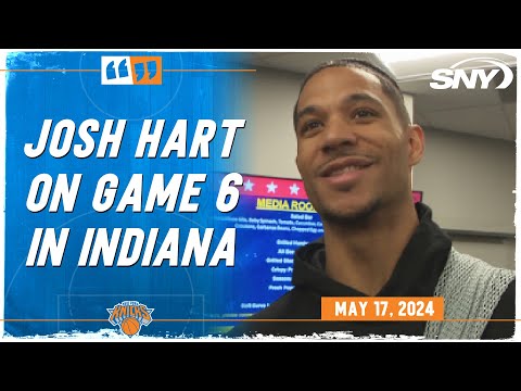 Josh Hart on potentially closing out Knicks' series on the road, idea of being a PF | SNY