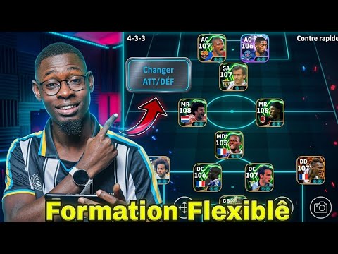 Comment bien utiliser la formation Flexible avec le Classement 4-3-3 || Efootball mobile 