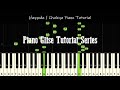 Hayyoda Piano Cover | Chaleya | Jawan | Anirudh | Shah Rukh Khan | Piano Glise Tutorial Series
