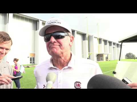 Steve Spurrier after Aug. 21 practice