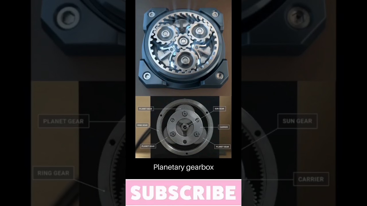 Planetary Gear ⚙️ #gearbox #mechanism #engineering #mechanical #cad #3ddesign #3danimation #3dcad