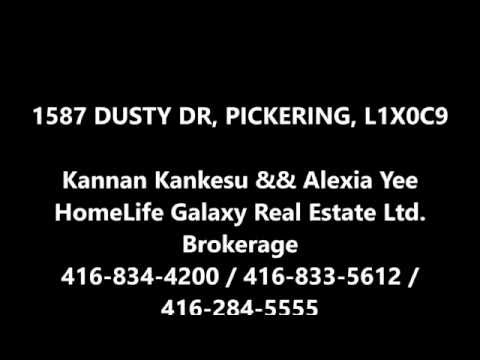 1587 DUSTY DR, PICKERING, ONT, L1X0C9 (Brock Rd / Roseland)