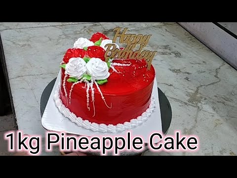 pineapple cake || cake decoration technique || cake's Topping || pranshul cakes
