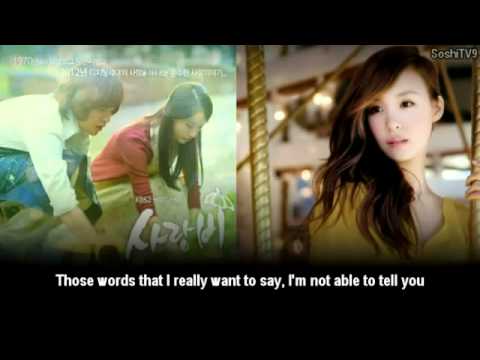 ENG SNSD Tiffany   Because Its you Love Rain OST AudioLyrics