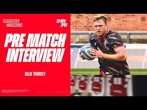 PRE MATCH | Ollie Thorley on 150th game for Gloucester Rugby