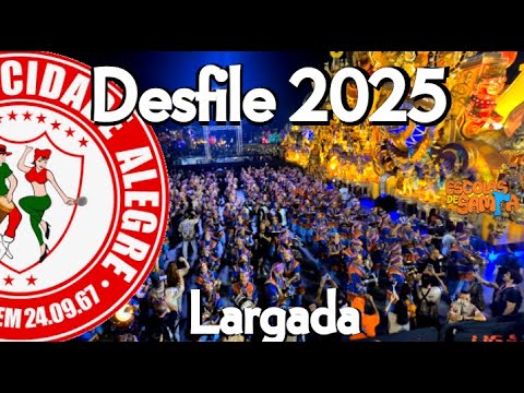 Mocidade Alegre 2025 - DESFILE - LARGADA Bateria Ritmo Puro #BotaOFone #PioneiroNoVídeoDosBreques