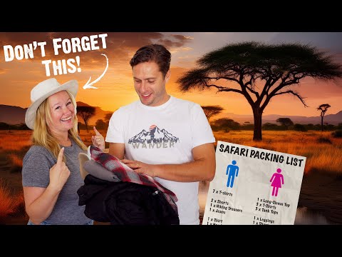 What to Pack for AFRICAN SAFARI - Men & Women's Packing List