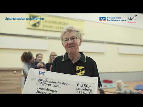 Sportheldin des Monats November 2021 I  Margret Lucas aus Lauenburg