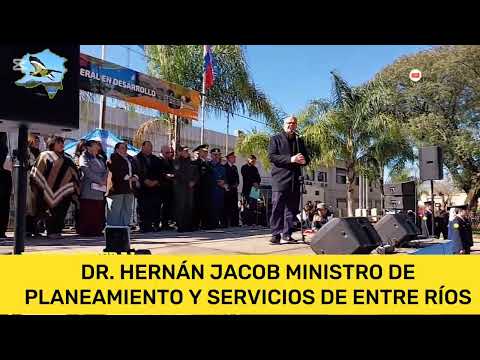 DR. HERNÁN JACOB MINISTRO DE ENTRE RÍOS PARTICIPÓ DEL ACTO PROTOCOLAR POR EL CUMPLEAÑOS DE FEDERAL 