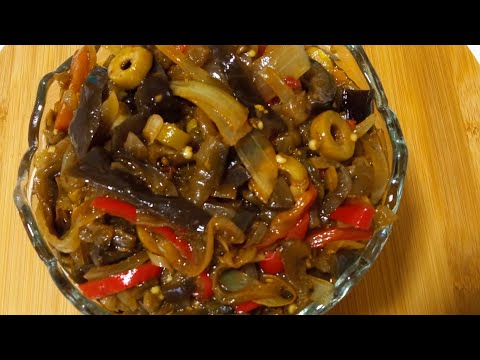 Caponata de Berinjela (Antepasto) Receitas de Microondas/ Super fácil de fazer