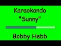 Karaoke Internazionale - Sunny - Bobby Hebb ( Lyrics )