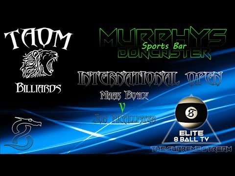 Mark Boyle v Jon McAllister - TAOM BILLIARDS INTERNATIONAL OPEN