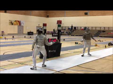 Women's Sabre Final Ruaux vs Sancroft Merseyside Open 2017
