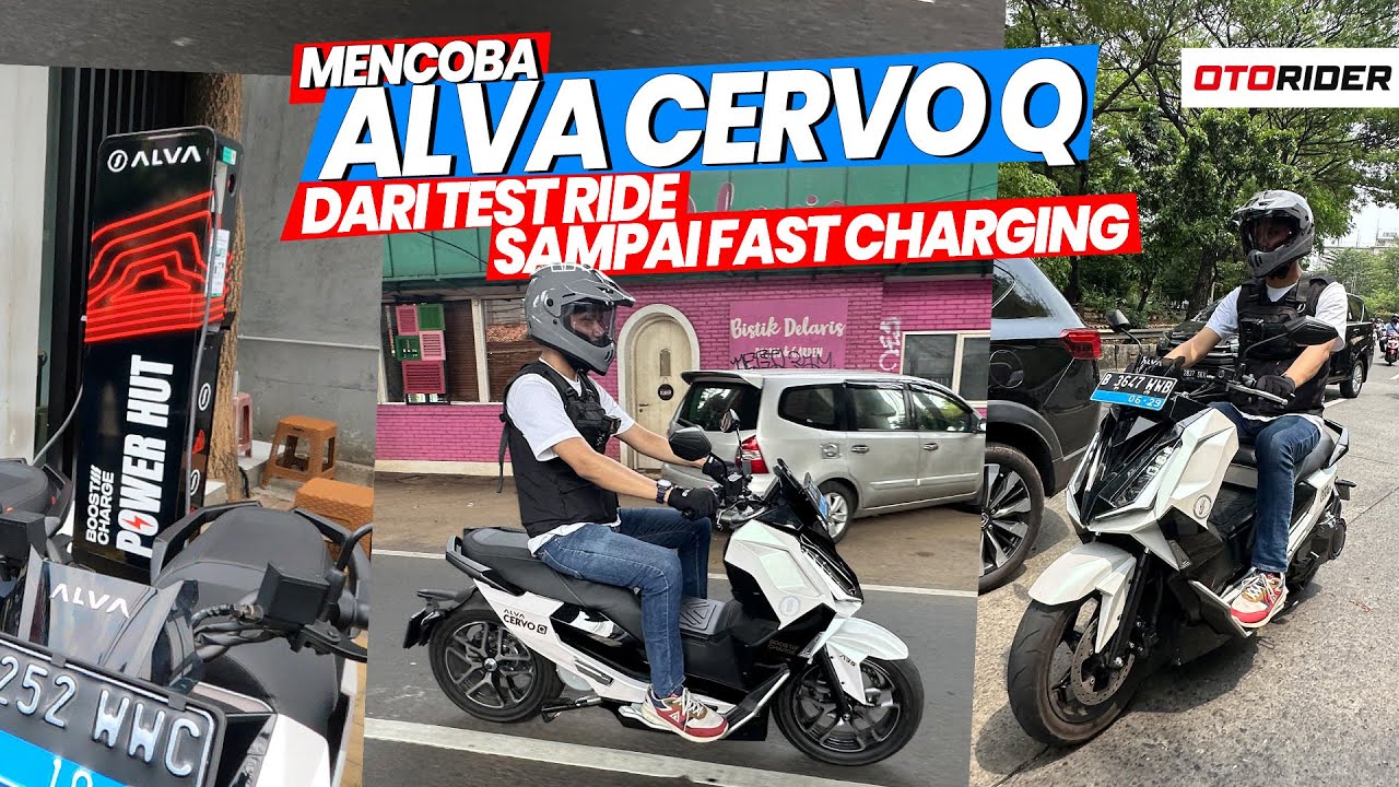 Menjelajahi Ekosistem Kendaraan Listrik Alva, Pengalaman Test Ride Motor Cervo Q! | OtoRider