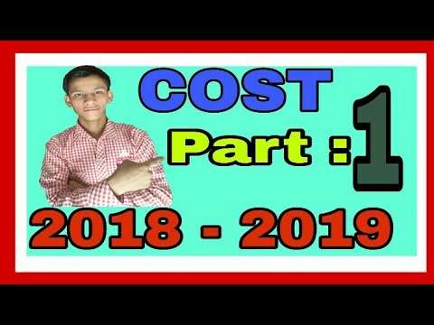 COST || ECONOMICS ||PART 1 || ADITYA COMMERCE CLASSES || ADITYA COMMERCE Video