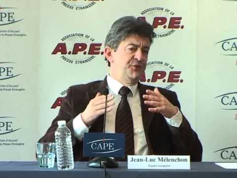 Conférence de presse de Jean-Luc Mélenchon