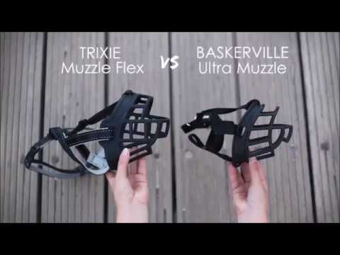 Brown plastic trixie germany muzzle, size: large