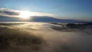 Fog in Viljandi primeval valley