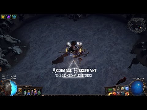 3.10 Archmage Storm Brand Hierophant, The CEO of lightning, versus Elder.