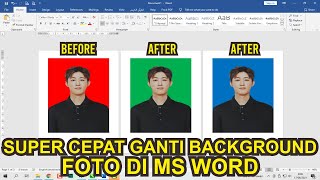 Download lagu HOW TO QUICKLY CHANGE PHOTO BACKGROUNDS IN MS WORD mp3