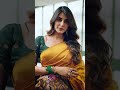 Siril Woven Embellished Self Design Banarasi Silk Blend Jacquard Saree Yellow Green