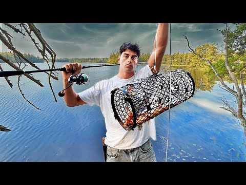 48h NUR Essen was Ich Fange! 💀🔥 SURVIVAL CHALLENGE