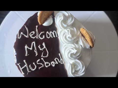 Chocolate cake ( chocolate dripping) easy decoration by @Cakes.byzaha