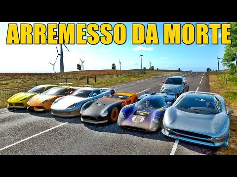 ARREMESSO DA MORTE COM OS CARROS SUPERESPORTIVOS - FORZA HORIZON 4 - GAMEPLAY