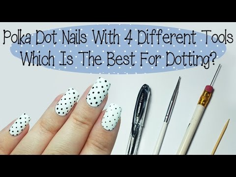 Easy Polka Dot Nails For Beginners (And What Tool...